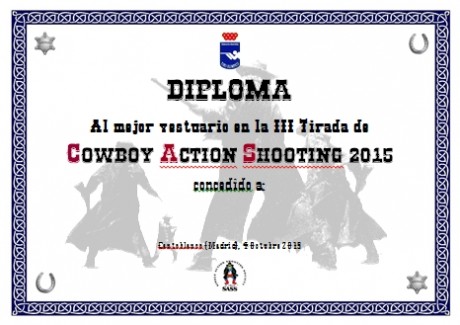   III COWBOY ACTION SHOOTING 2015  

3ª Tirada CAS del año de la Fed. Madrileña de Tiro Olímpico de carácter 121