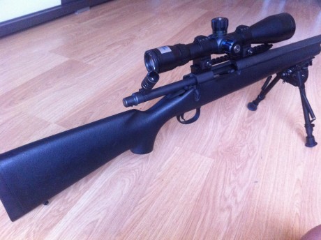 Hola a todos, vendo este estupendo rifle con una precision alucinante. 
 El precio del rifle sin visor 11
