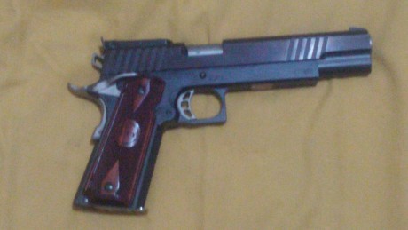 Vendo pistola STI Tarjet Master 6"  9mm parabelum, 2 cargadores, envío incluido península. Marca: 01