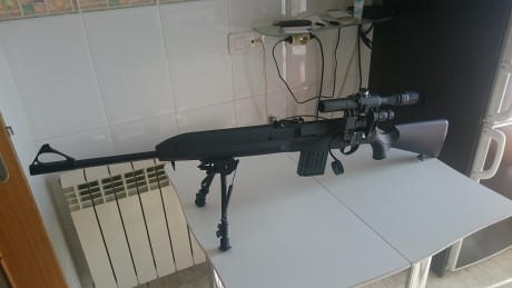 Buenas noches compañeros. Necesito vuestra ayuda.
Veréis, acabo de comprar de segunda mano un rifle semiautomático 50