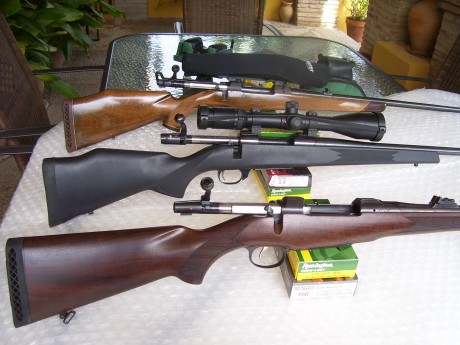 Muy buenas noches a todos, pongo en venta tres rifles que no voy a necesitar porque he comprado uno de 02