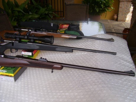 Muy buenas noches a todos, pongo en venta tres rifles que no voy a necesitar porque he comprado uno de 01