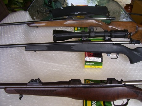 Muy buenas noches a todos, pongo en venta tres rifles que no voy a necesitar porque he comprado uno de 00
