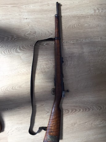 Vendo carabina DESTROYER, en  buen estado, calibre 9mmLargo, culata con la chapa de una empresa de seguridad, 02