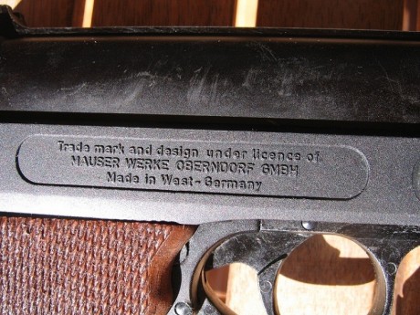 Buenos días.
Vendo pistola de aire comprimido Mauser fabricada por Record.
Está en perfecto estado de 11