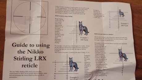 Se vende este visor Nikko Stirling modelo TARGETMASTER 4-16X44 con retícula "LRX". (La retícula 11