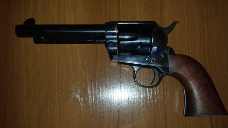 Cambio Revolver REVÓLVER PIETTA 1873 SA PEACEMAKER CAL. 44/40 en 5 1/2.

Guiado en AE. Ha tirado sol 9 02
