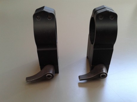 Vendo estas anillas Warne extra altas, para tubo de 1 pulgada y carril de 22. Las llevaba montadas en 01