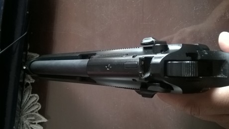 Vendo Beretta Fs92 Guiada en F, El estado como se puede ver en las fotos es nueva no mas de 400 tiros. 11