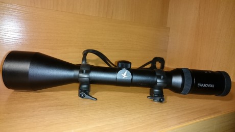 Buenas.
Cambio visor Swarovski Habicht 2,5-10x56 con anillas. Muy cuidado.Sin rayas en lentes,ni golpes 00