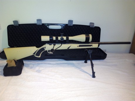 Buenos dias, pongo a la venta mi carabina MARLIN xt 22 vr, por no utilizar. Solo a disparado 200 cartuchos. 02