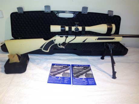 Buenos dias, pongo a la venta mi carabina MARLIN xt 22 vr, por no utilizar. Solo a disparado 200 cartuchos. 01