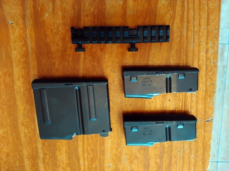 Buenas,Vendo Hk 940 en 30.06,excelente estado,cañon largo,
Tres cargadores de 2, 3 y 10 cartuchos,
Tiene 22