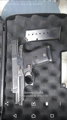 Vendo pistola Star Firestar M43 9 del calibre 9mm por 150 euros esta guiada en F
Fernando  VENDIDA 00