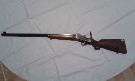 Buenas tardes vendo rifle pedersoli cal.45 perfecto estado pocos disparos, 1300€ regalo mas accesorios 50