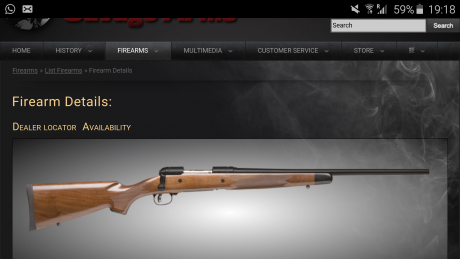 Vendo rifle Savage 114 American Classic en calibre 300 wm.
Como nuevo. Vendo por exceso de armas. Actualmente 00
