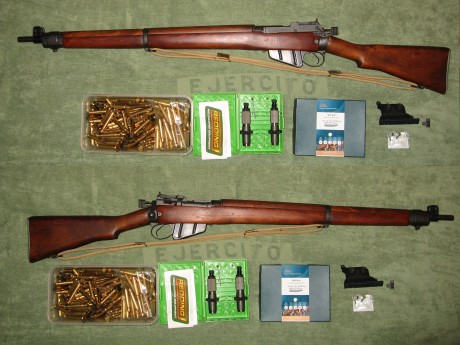 Hola

Vendo Lee Enfield NºIV fabricado en USA por Savage,creo recordar que tiene dos estrias,cal. original 02