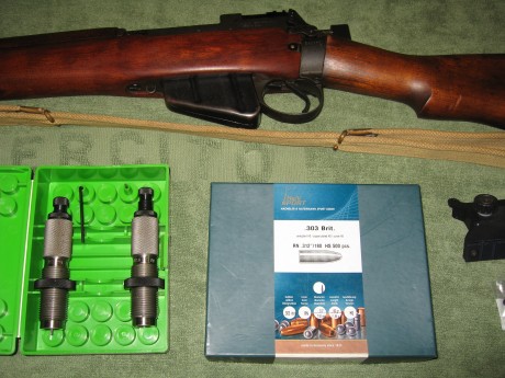 Hola

Vendo Lee Enfield NºIV fabricado en USA por Savage,creo recordar que tiene dos estrias,cal. original 11