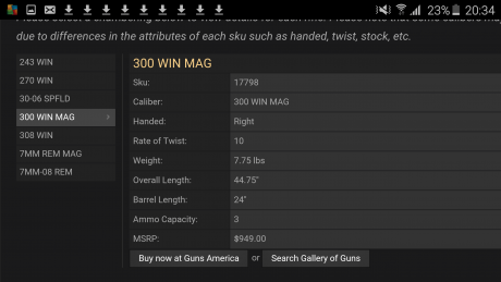 Vendo rifle Savage 114 American Classic en calibre 300 wm.
Como nuevo. Vendo por exceso de armas. Actualmente 60