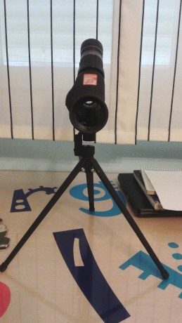 Vendo telescopio terrestre compacto, apenas tiene un año, el motivo de la venta es que me he encaprichado 80