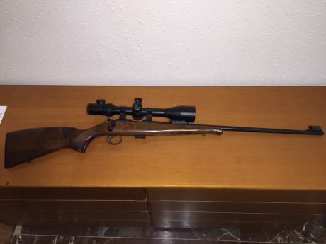 Pongo a la venta la carabina, Ceska 452 2E ZKM en perfecto estado, prácticamente impoluta, en calibre 02