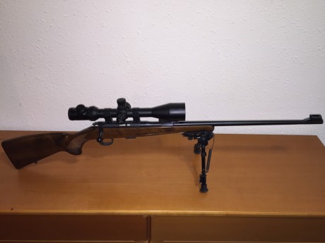 Pongo a la venta la carabina, Ceska 452 2E ZKM en perfecto estado, prácticamente impoluta, en calibre 01