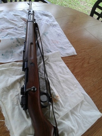 vendo mauser español en 7,62x51 cañón largo el año no lo se, tiene monturas para visor,no son originales,son 01