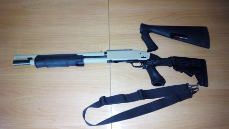 Buenas tardes, cambio escopeta Mossberg 500ATP Tactical por prensa de recarga progresiva tipo Dillon 550 01