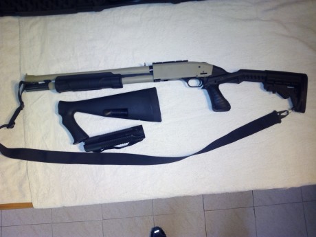 Buenas tardes, cambio escopeta Mossberg 500ATP Tactical por prensa de recarga progresiva tipo Dillon 550 00
