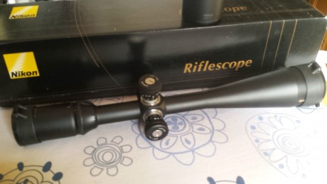 Por no usar, lo vendo o cambio por otro nikon monarch con retícula bdc varmint.
Su precio son 400 euros 12