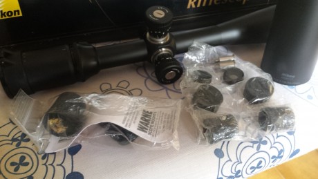 En estado mas que nuevo....mejor verlo.....venia montado en un rifle de tiro y nunca lo he usado  por 11