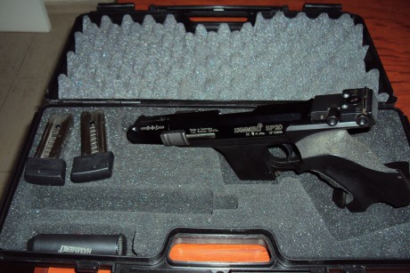 VENDO PISTOLA HAMMERLI SP20 RRS CALIBRE .32. CON MALETIN TRANSPORTE, HERRAMIENTAS LIMPIEZA, MANUAL INSTRUCCIONES, 01