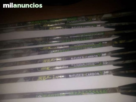 vendidas !!! .10 flechas easton st epic 340, "RESERVADAS" ,cortadas ha 69 cm desde la ranura 01