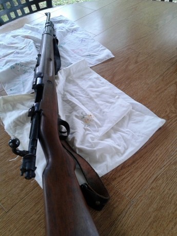 vendo mauser español en 7,62x51 cañón largo el año no lo se, tiene monturas para visor,no son originales,son 10