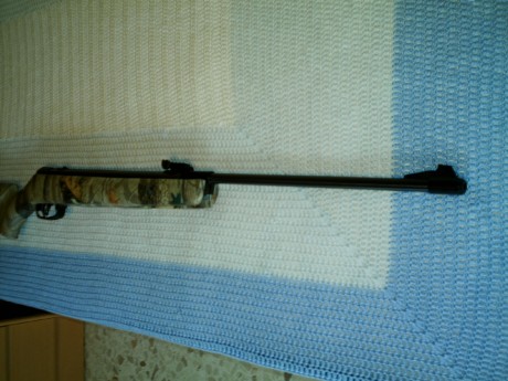 Pues lo que pone la cabecera, compañeros, vendo una carabina Gamo Hunter 440 en calibre 6,35, modelo camo, 12