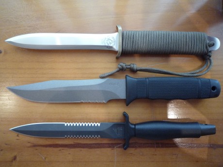 Pues chicos ya tenemos los cuchillos de la adsorvida-comprada Ek-knives por parte de Ka-bar.  A quien 80