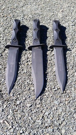 Pues chicos ya tenemos los cuchillos de la adsorvida-comprada Ek-knives por parte de Ka-bar.  A quien 90