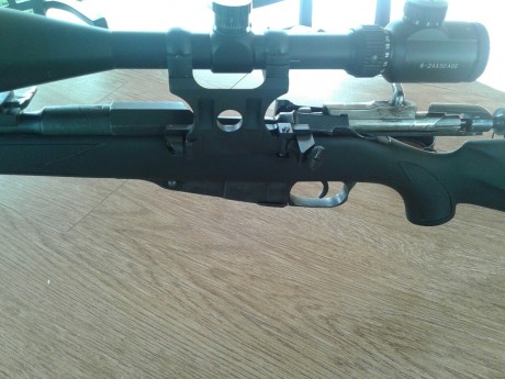 VENDO RIFLE PARA CAZA, MOZIN FINLANDES    CALIBRE 7,62
CULATA SINTETICA  ATY
CERROJO CURVO DE FRANCO,
MONTURAS 10