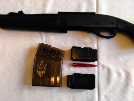 Hola,en venta Rifle Remington 7600 Carbine Sintetico 30.06,
Sistema de "Corredera" Nuevo A Estrenar
Carril 00