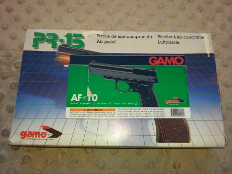 Se vende pistola Gamo PR-15 de aire comprimido de carga manual, está nueva debe de tener unos 30 disparos 02