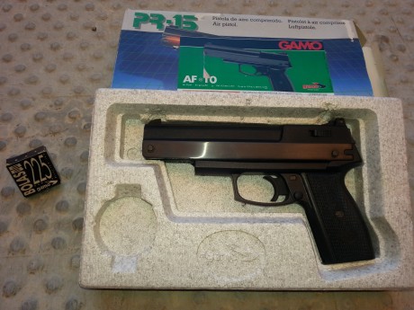 Se vende pistola Gamo PR-15 de aire comprimido de carga manual, está nueva debe de tener unos 30 disparos 01