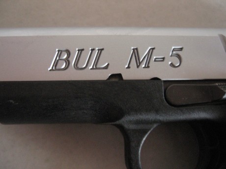   Vendo pistola BUL M-5, cañón 5 pulgadas, calibre 9 Parabelun, capacidad 16+1  

Pongo a la venta esta 01
