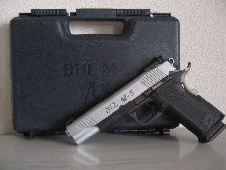   Vendo pistola BUL M-5, cañón 5 pulgadas, calibre 9 Parabelun, capacidad 16+1  

Pongo a la venta esta 00