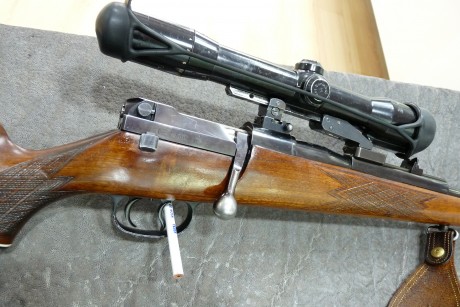 Buenas tardes, por exceso de armas pongo a la venta un Mauser 66, calibre 7mm Rem Mag, equipado con bases 02