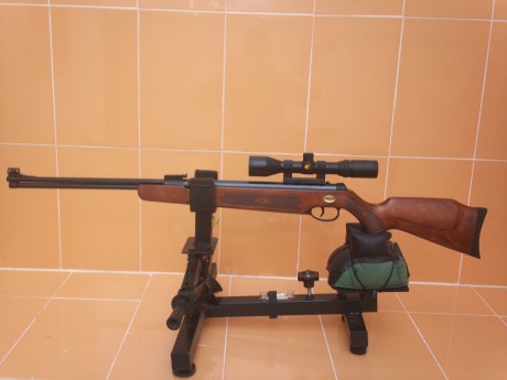vendo carabina norica quick cal 4.5 en perfecto estado tanto estetico como mecanico,con visor gamo 1.5-6x44 02