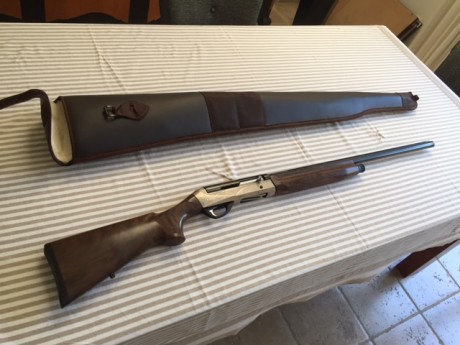 No se ha usado nunca. Está a estrenar. Se vende por no usar. 
Benelli Raffaello Deluxe con cañón Power 02