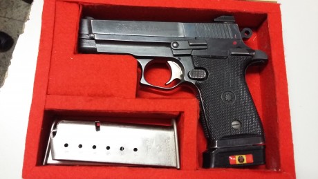 Vendo pistola Firestar en perfectas condiciones.
con tres cargadores. Guiada en F. Y con muy buena precision.
Precio 02