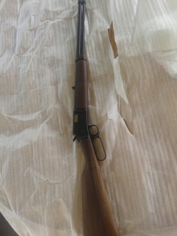 cambio palanquero del 22 browning  pavonado nuevo y carabina onena 22 con dos cargadores las cambiaria 32