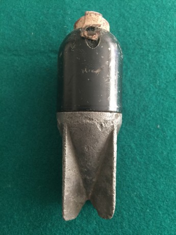 Vendo   GRANADA DE MORTERO BRIXIA 45 MM  , inerte, modelo 1935, procedente de la Guerra Civil española 01