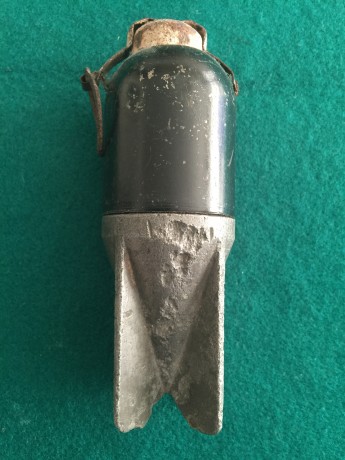 Vendo   GRANADA DE MORTERO BRIXIA 45 MM  , inerte, modelo 1935, procedente de la Guerra Civil española 00